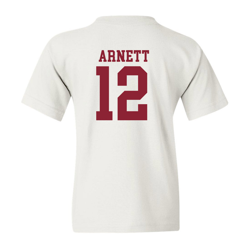Troy - NCAA Baseball : Ben Arnett - Youth T-Shirt Sports Shersey