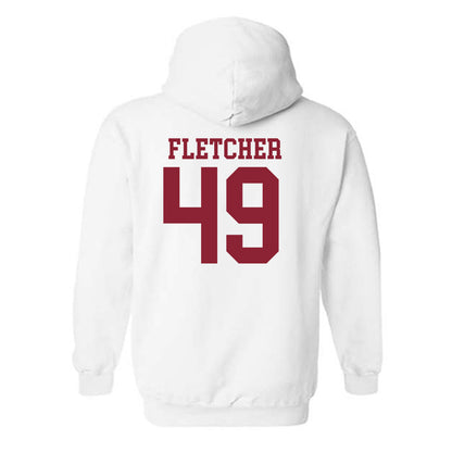Troy - NCAA Baseball : Beau Fletcher - Hooded Sweatshirt Sports Shersey