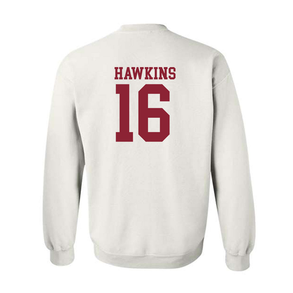 Troy - NCAA Baseball : Jason Hawkins - Crewneck Sweatshirt Sports Shersey