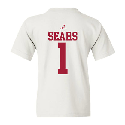 Alabama - NCAA Men's Basketball : Mark Sears - Youth T-Shirt Classic Shersey