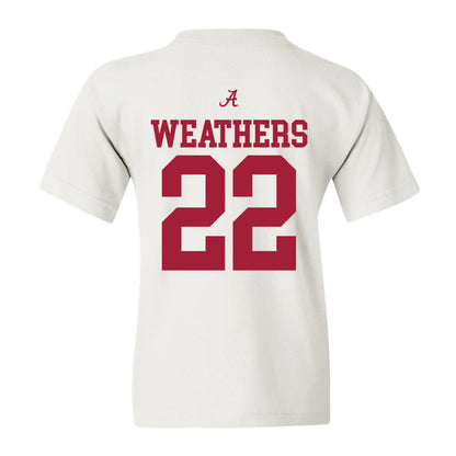 Alabama - NCAA Women's Basketball : Karly Weathers - Youth T-Shirt Classic Shersey