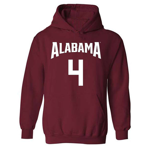 Alabama - NCAA Men's Basketball : Davin Cosby - Hooded Sweatshirt Classic Shersey
