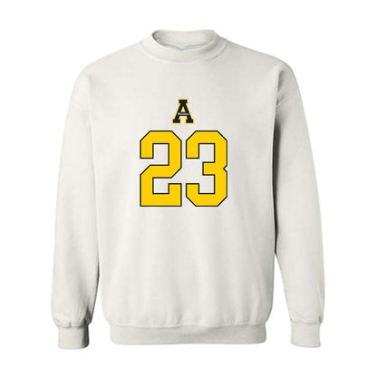 App State - NCAA Men's Basketball : Terence Harcum - Crewneck Sweatshirt Classic Shersey