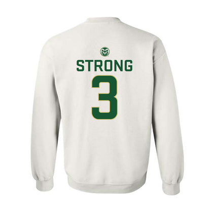 Colorado State - NCAA Men's Basketball : Josiah Strong - Crewneck Sweatshirt Classic Shersey