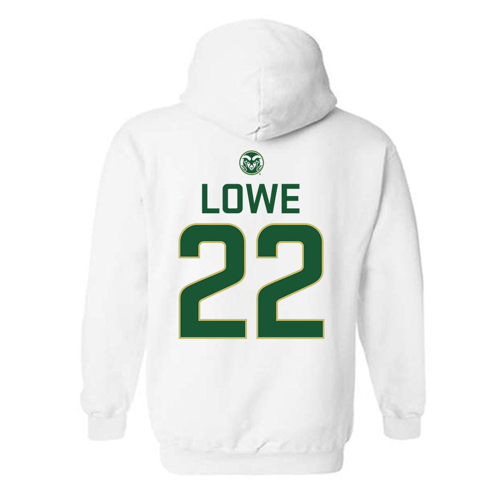 Colorado State - NCAA Men's Basketball : Cameron Lowe - Hooded Sweatshirt Classic Shersey
