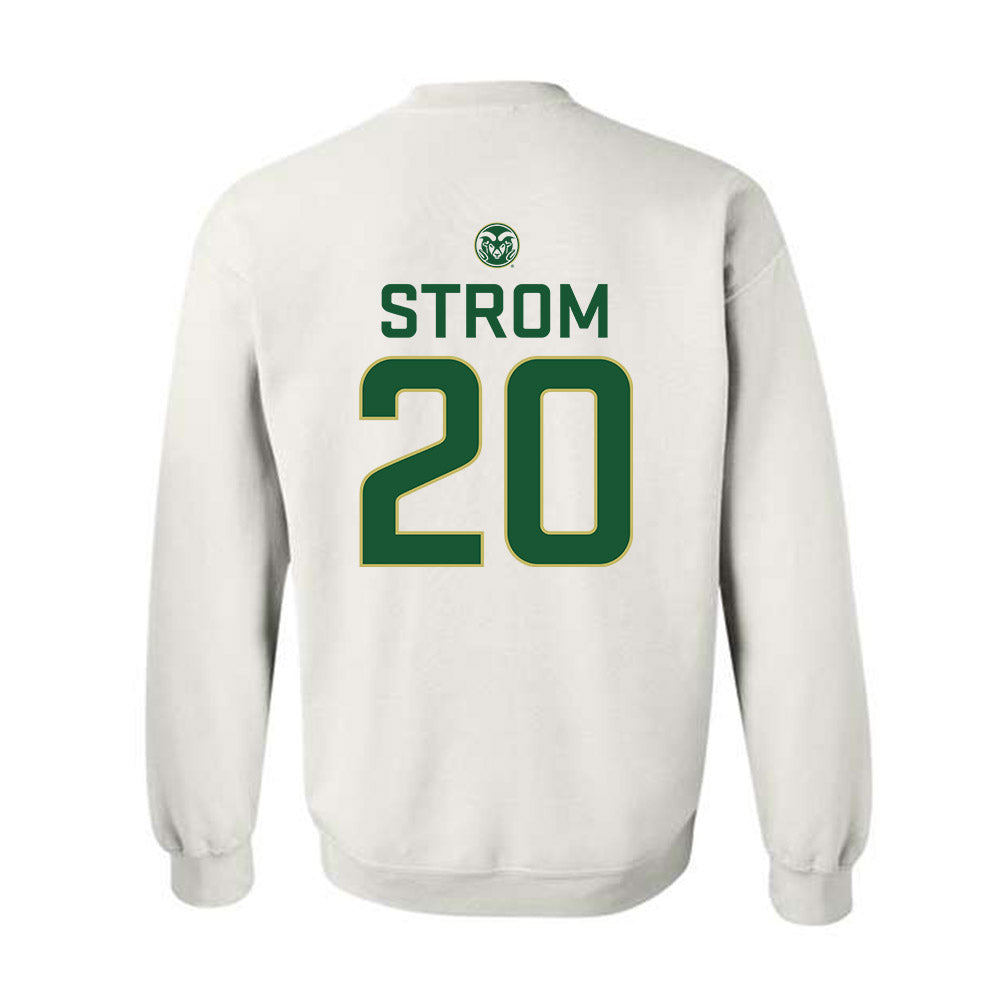 Colorado State - NCAA Women's Basketball : Sanna Strom - Crewneck Sweatshirt Classic Shersey