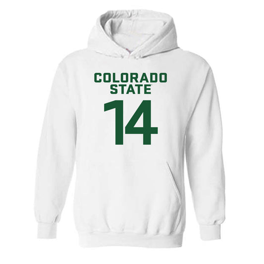 Colorado State - NCAA Women's Basketball : Marta Leimane - Hooded Sweatshirt Classic Shersey