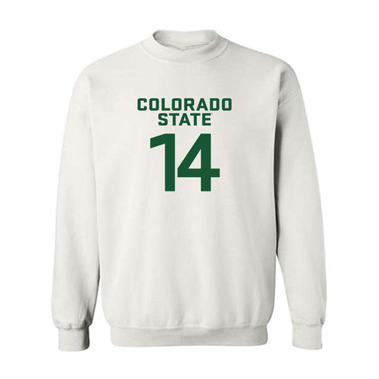Colorado State - NCAA Women's Basketball : Marta Leimane - Crewneck Sweatshirt Classic Shersey