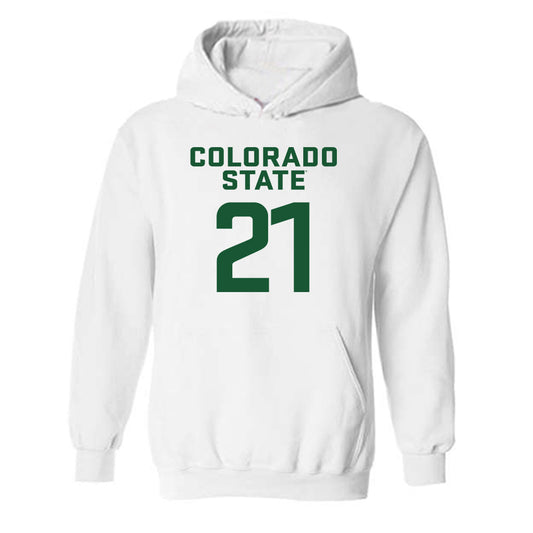Colorado State - NCAA Women's Basketball : Taylor Ray - Hooded Sweatshirt Classic Shersey