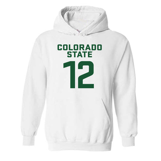 Colorado State - NCAA Men's Basketball : Patrick Cartier - Hooded Sweatshirt Classic Shersey