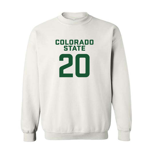 Colorado State - NCAA Women's Basketball : Sanna Strom - Crewneck Sweatshirt Classic Shersey