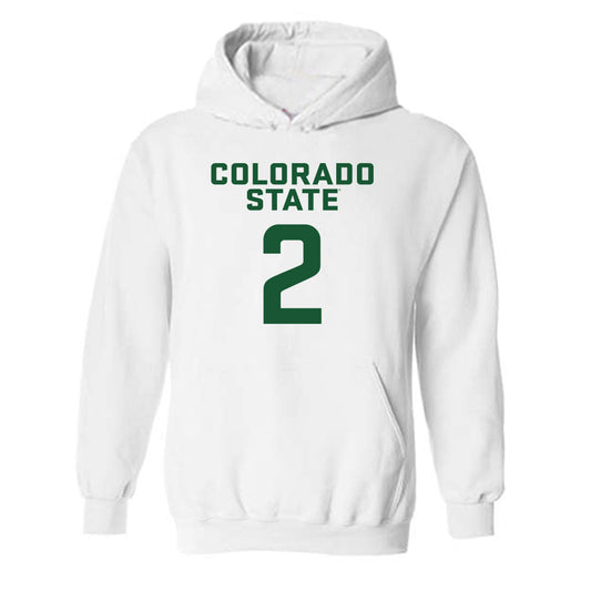 Colorado State - NCAA Men's Basketball : Taviontae Jackson - Hooded Sweatshirt Classic Shersey