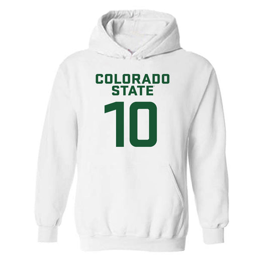 Colorado State - NCAA Men's Basketball : Dominique Clifford - Hooded Sweatshirt Classic Shersey