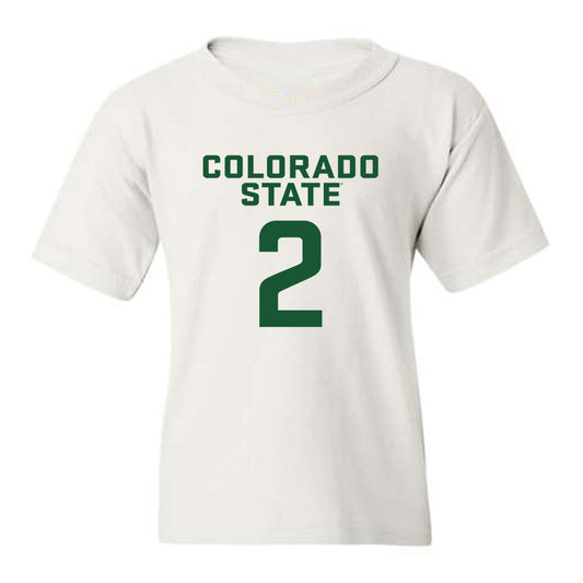 Colorado State - NCAA Men's Basketball : Taviontae Jackson - Youth T-Shirt Classic Shersey