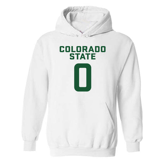 Colorado State - NCAA Men's Basketball : Kyan Evans - Hooded Sweatshirt Classic Shersey