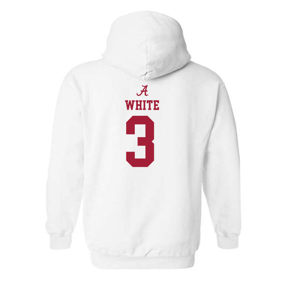 Alabama - NCAA Softball : Kristen White - Hooded Sweatshirt Classic Shersey