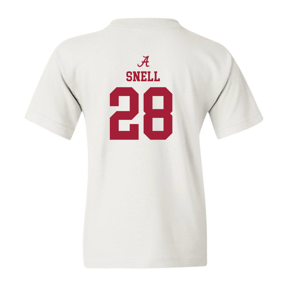 Alabama - NCAA Baseball : Kade Snell - Youth T-Shirt Classic Shersey