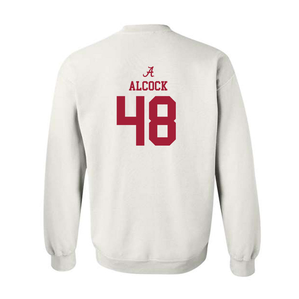 Alabama - NCAA Baseball : Bobby Alcock - Crewneck Sweatshirt Classic Shersey