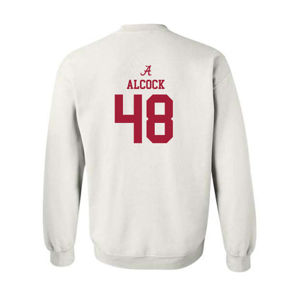 Alabama - NCAA Baseball : Bobby Alcock - Crewneck Sweatshirt Classic Shersey