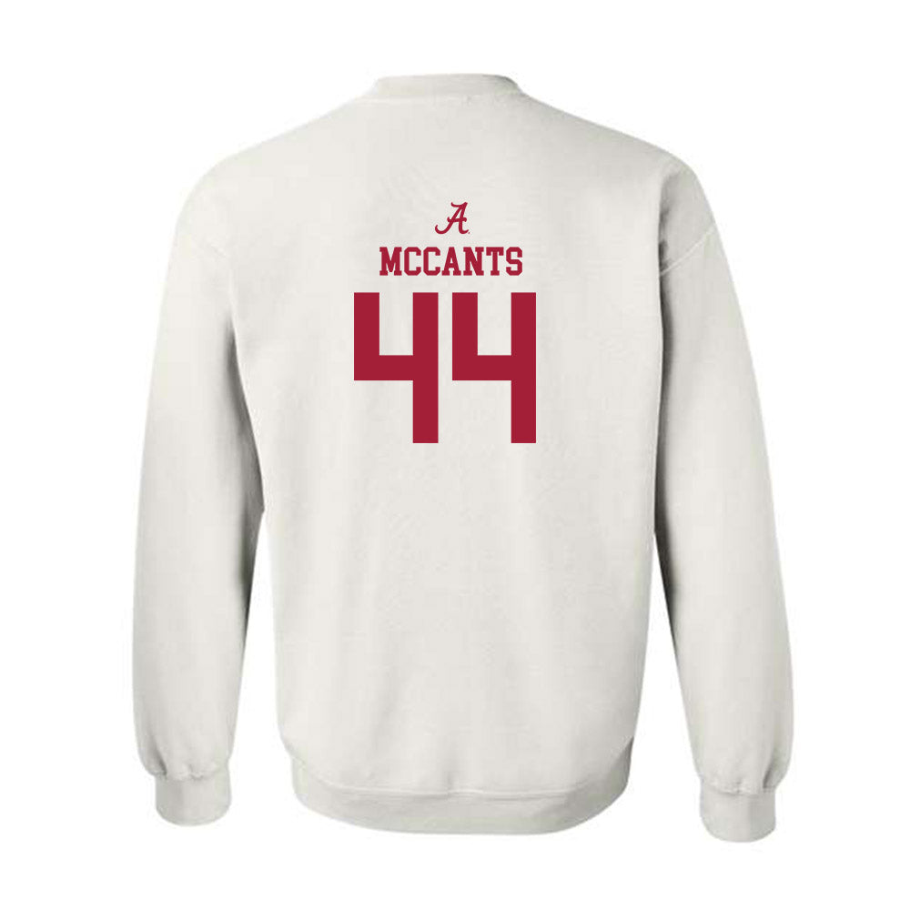 Alabama - NCAA Baseball : TJ McCants - Crewneck Sweatshirt Classic Shersey