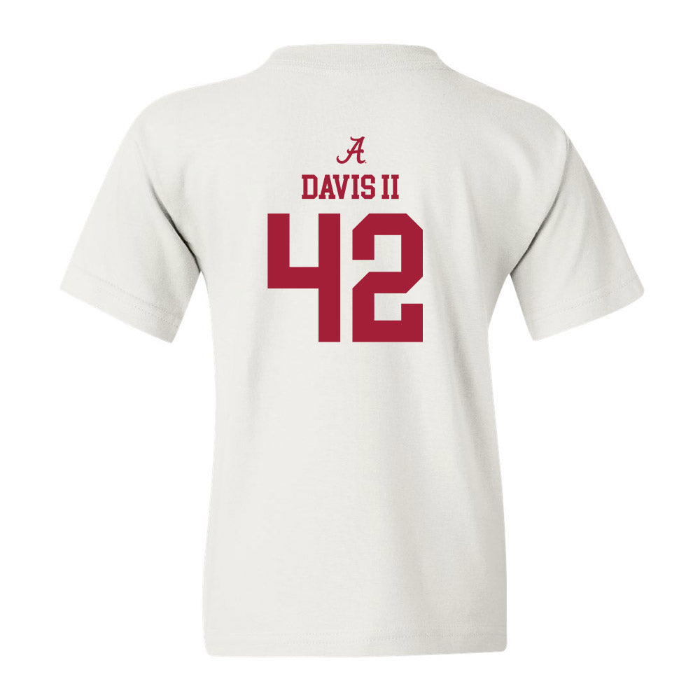 Alabama - NCAA Baseball : Alton Davis II - Youth T-Shirt Classic Shersey