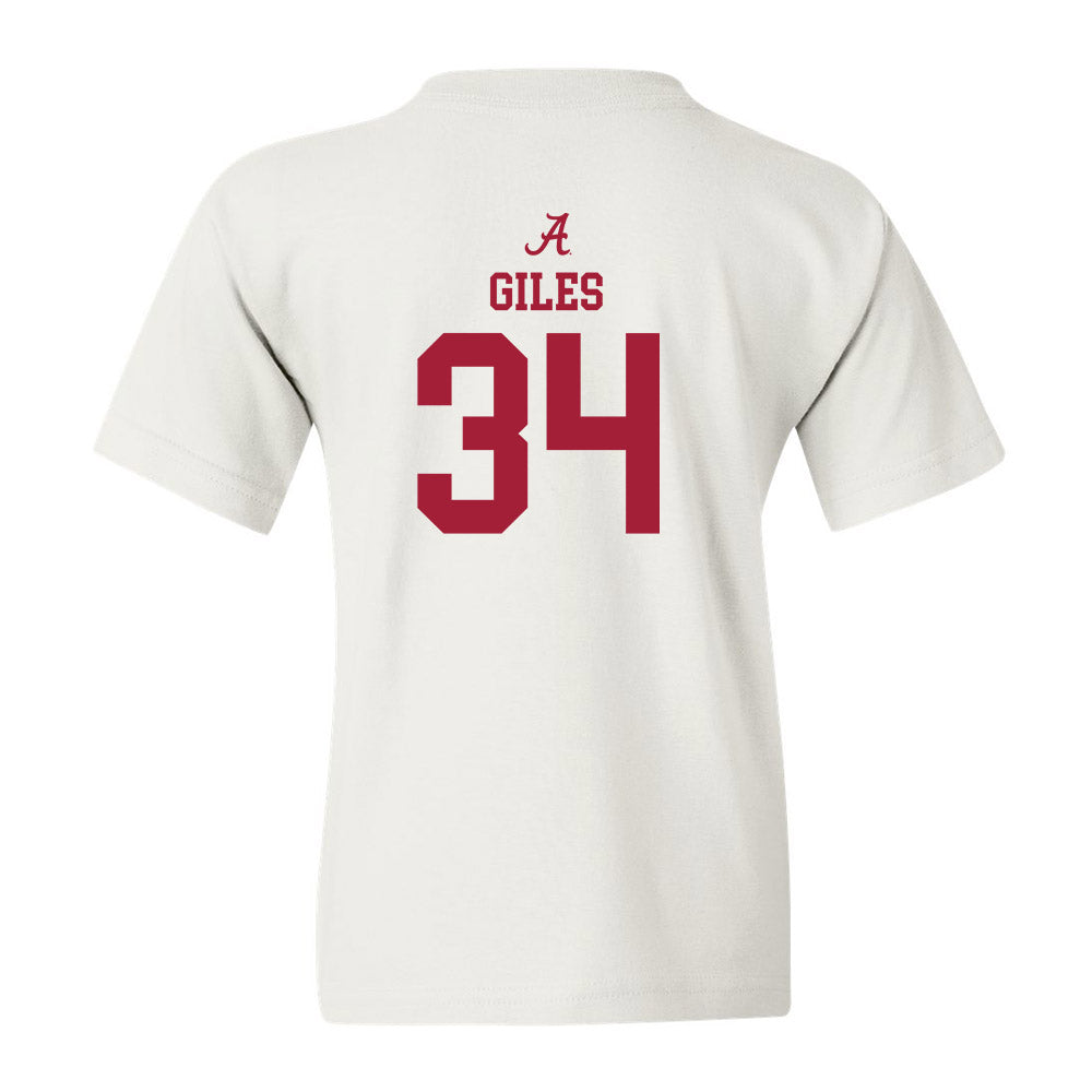 Alabama - NCAA Softball : Marlie Giles - Youth T-Shirt Classic Shersey