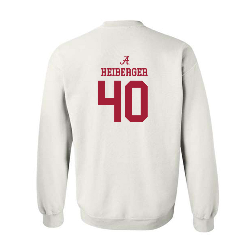 Alabama - NCAA Baseball : Matthew Heiberger - Crewneck Sweatshirt Classic Shersey