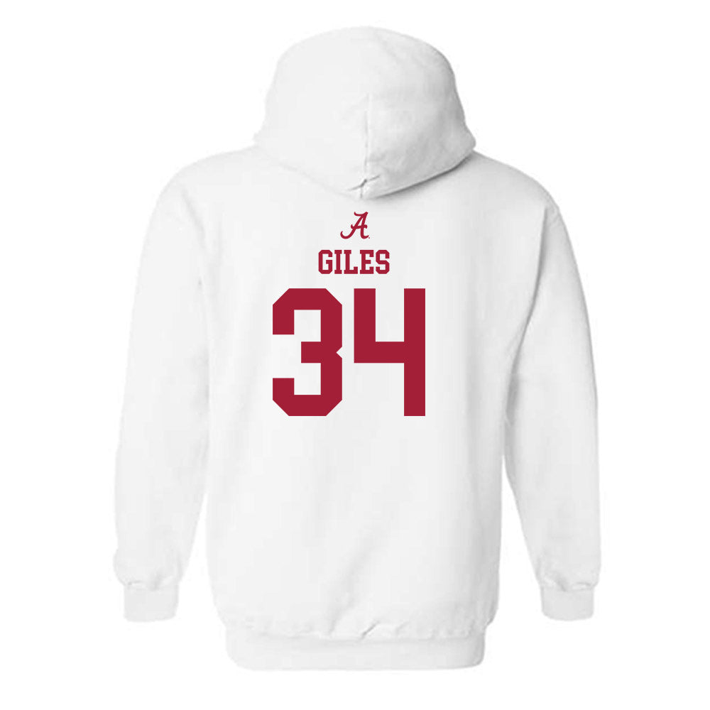 Alabama - NCAA Softball : Marlie Giles - Hooded Sweatshirt Classic Shersey