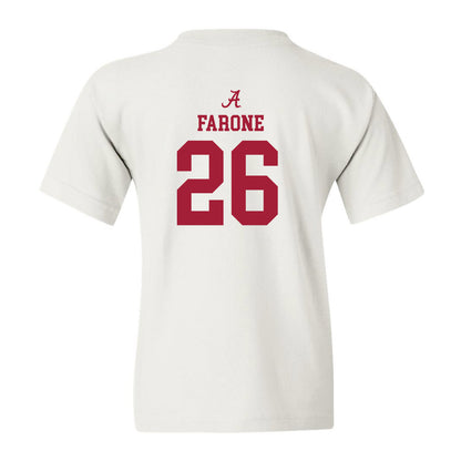 Alabama - NCAA Baseball : Greg Farone - Youth T-Shirt Classic Shersey