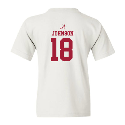 Alabama - NCAA Softball : Lauren Johnson - Youth T-Shirt Classic Shersey