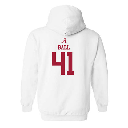 Alabama - NCAA Baseball : Connor Ball - Hooded Sweatshirt Classic Shersey