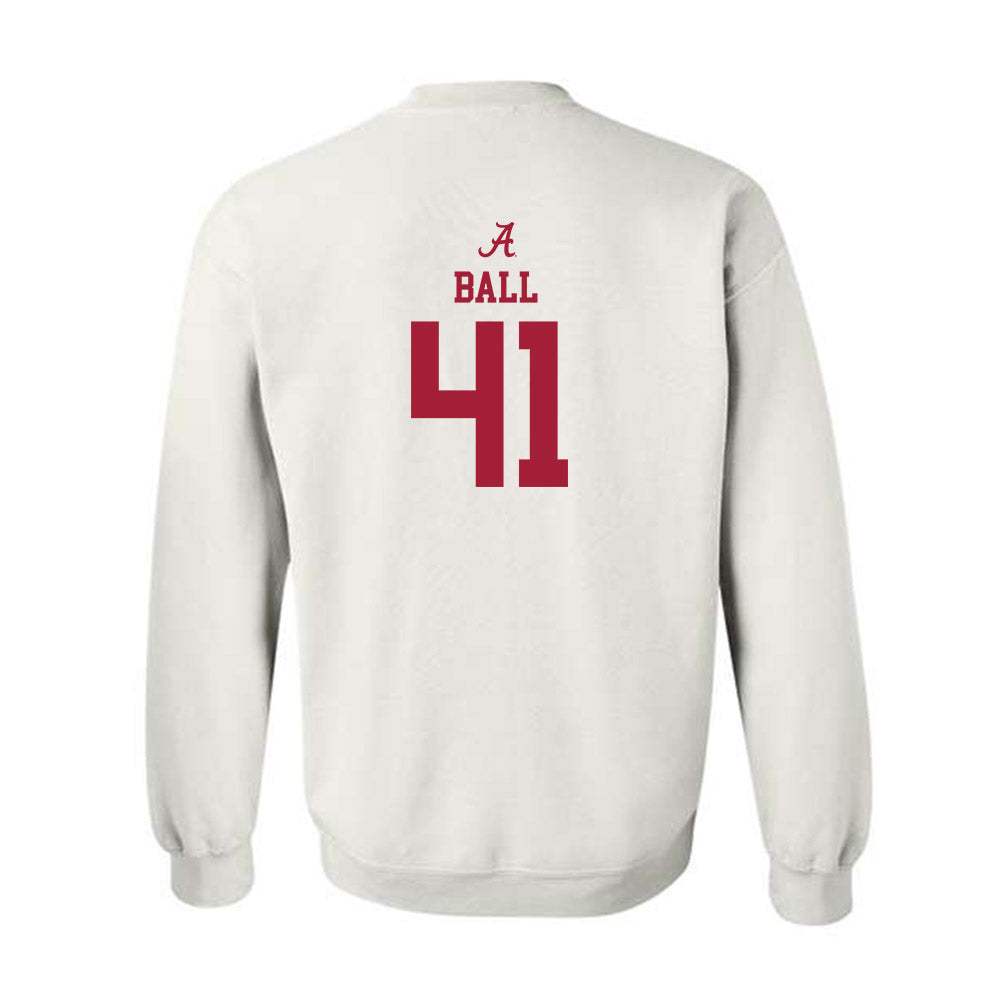 Alabama - NCAA Baseball : Connor Ball - Crewneck Sweatshirt Classic Shersey