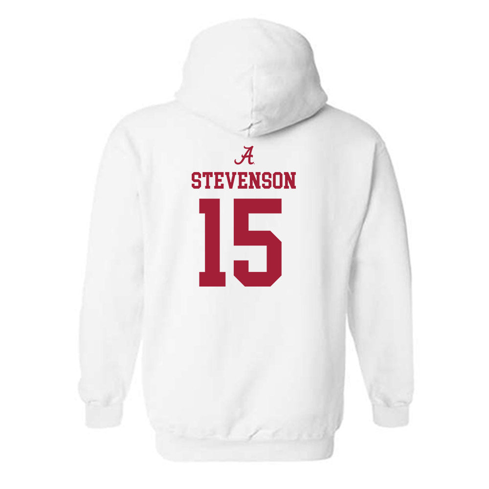 Alabama - NCAA Men's Basketball : Jarin Stevenson - Hooded Sweatshirt Classic Shersey