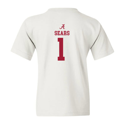 Alabama - NCAA Men's Basketball : Mark Sears - Youth T-Shirt Classic Shersey