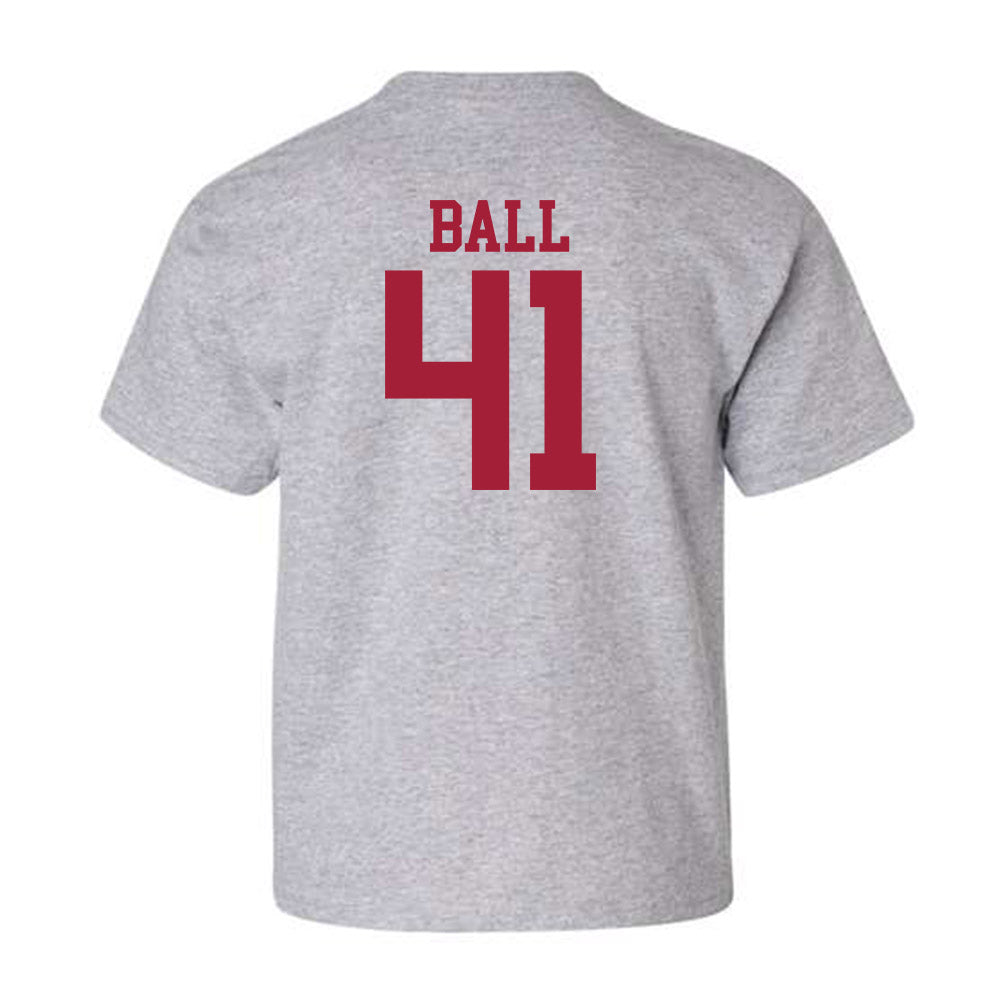 Alabama - NCAA Baseball : Connor Ball - Youth T-Shirt Classic Shersey