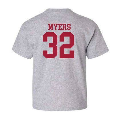 Alabama - NCAA Baseball : Braylon Myers - Youth T-Shirt Classic Shersey