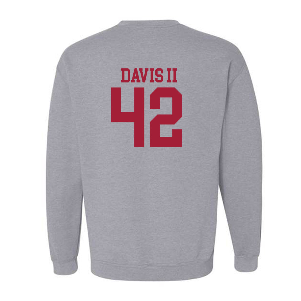 Alabama - NCAA Baseball : Alton Davis II - Crewneck Sweatshirt Classic Shersey