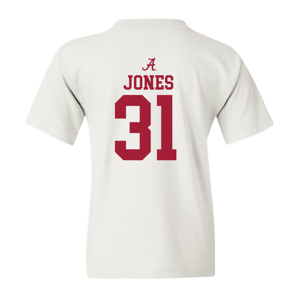 Alabama - NCAA Women's Basketball : Naomi Jones - Youth T-Shirt Sports Shersey