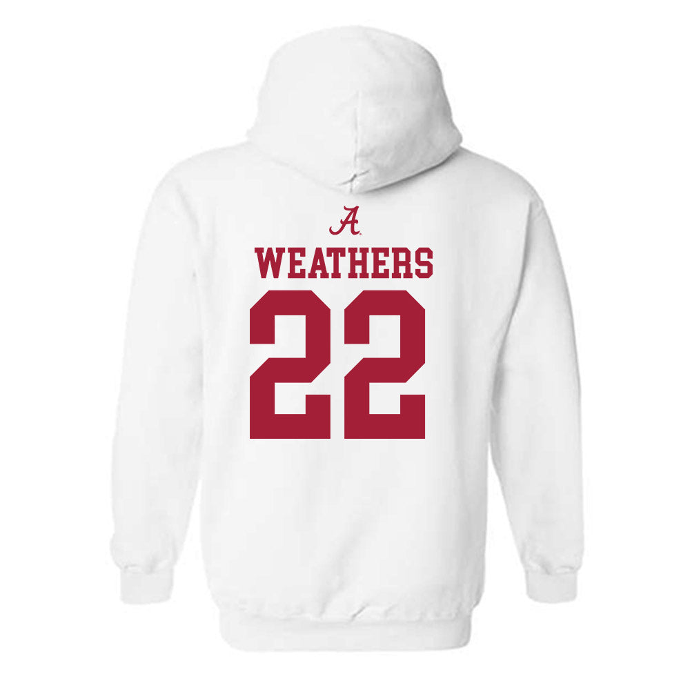 Alabama - NCAA Women's Basketball : Karly Weathers - Hooded Sweatshirt Sports Shersey