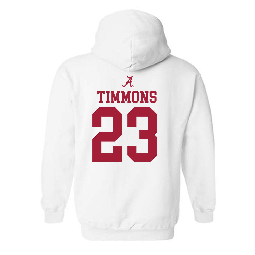 Alabama - NCAA Women's Basketball : Jessica Timmons - Hooded Sweatshirt Sports Shersey