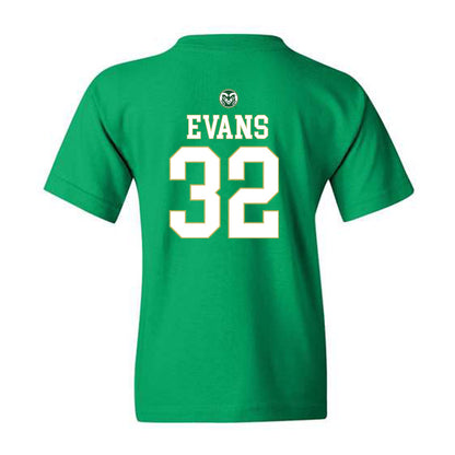 Colorado State - NCAA Men's Basketball : Kyle Evans - Youth T-Shirt Classic Shersey