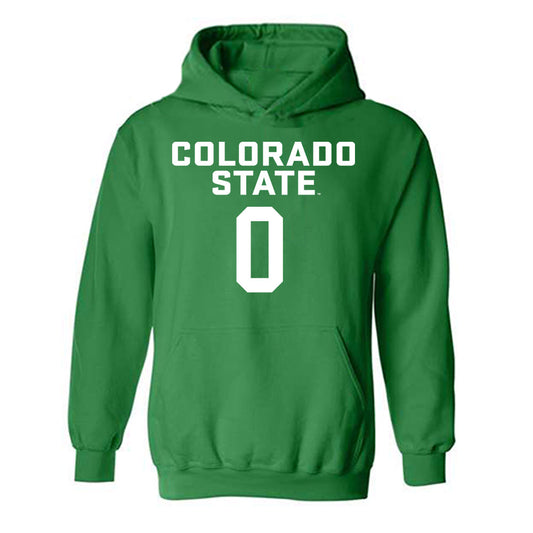 Colorado State - NCAA Men's Basketball : Kyan Evans - Hooded Sweatshirt Classic Shersey