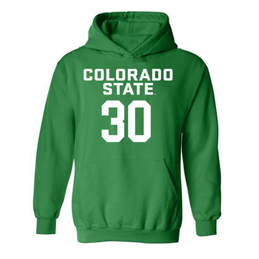 Colorado State - NCAA Women's Basketball : Hannah Ronsiek - Hooded Sweatshirt Classic Shersey
