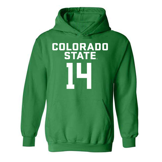 Colorado State - NCAA Women's Basketball : Marta Leimane - Hooded Sweatshirt Classic Shersey