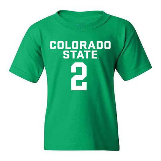 Colorado State - NCAA Men's Basketball : Taviontae Jackson - Youth T-Shirt Classic Shersey