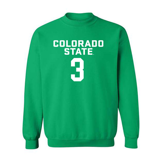 Colorado State - NCAA Men's Basketball : Josiah Strong - Crewneck Sweatshirt Classic Shersey