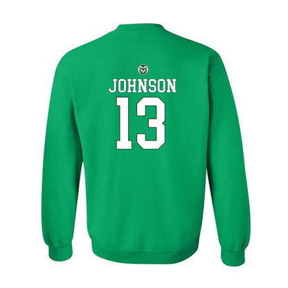 Colorado State - NCAA Men's Basketball : Javonte Johnson - Crewneck Sweatshirt Classic Shersey