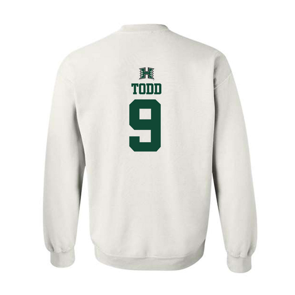 Hawaii - NCAA Men's Volleyball : Justin Todd - Crewneck Sweatshirt Replica Shersey