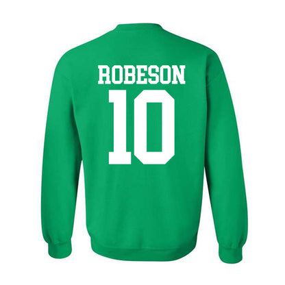 Hawaii - NCAA Men's Basketball : Logan Robeson - Crewneck Sweatshirt Classic Shersey