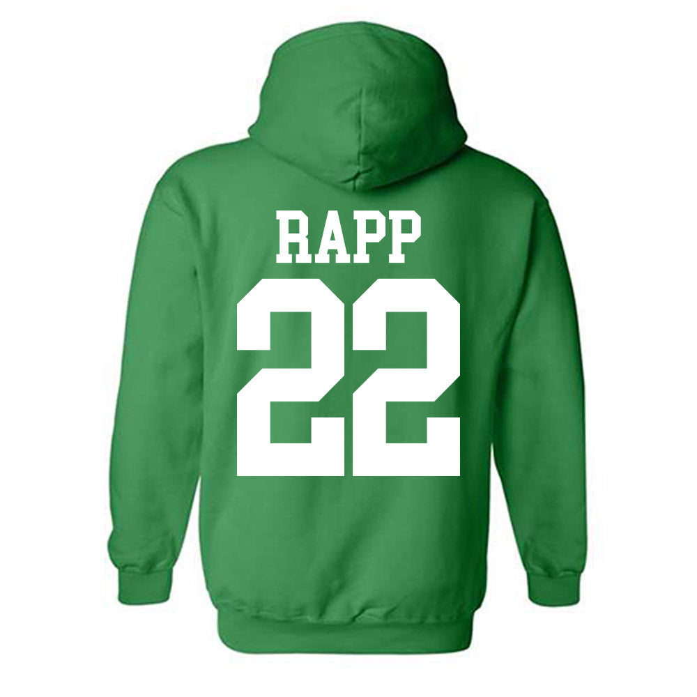 Hawaii - NCAA Men's Basketball : Ryan Rapp - Hooded Sweatshirt Classic Shersey